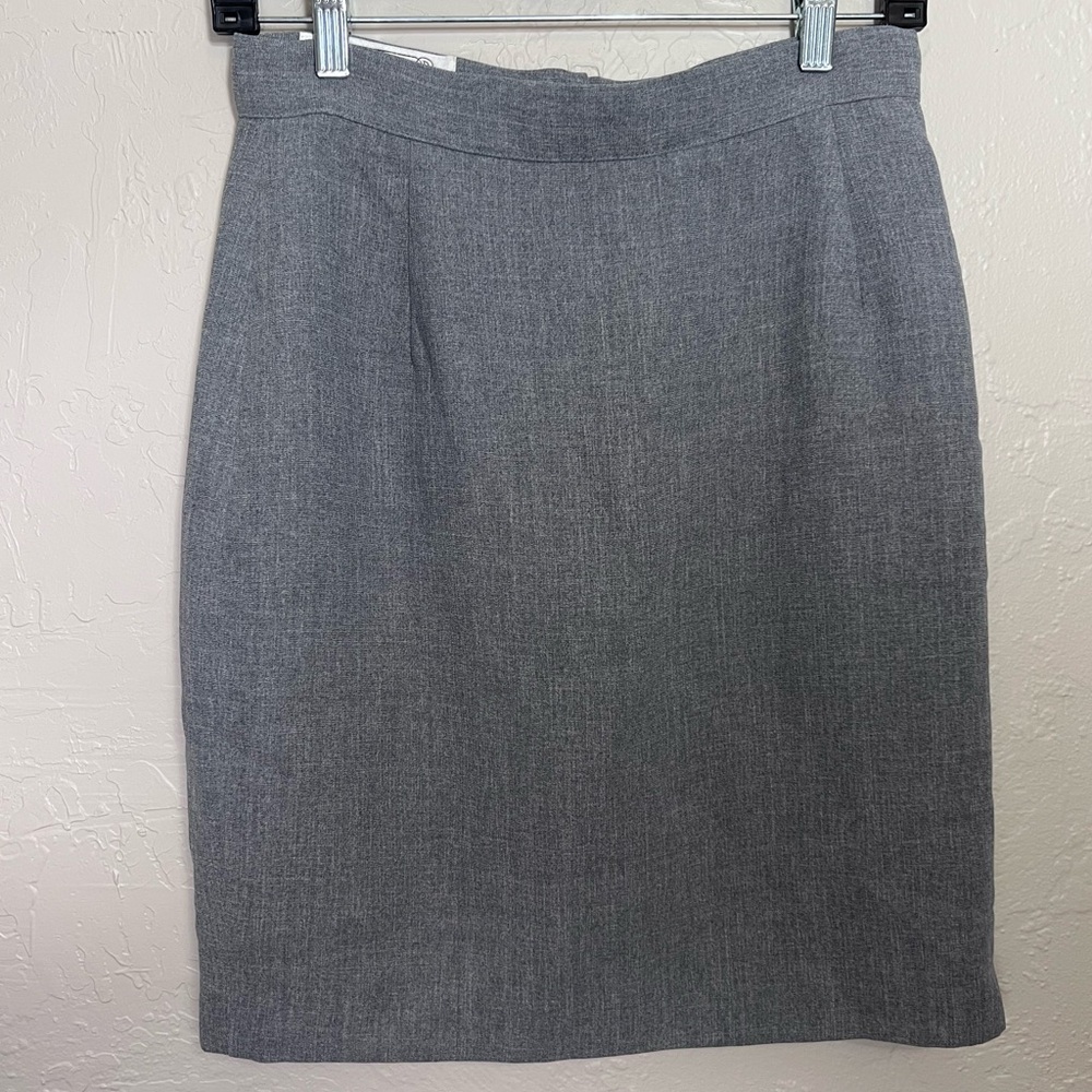 SAN LOUIS GRAY KNEE-LENGTH PENCIL SKIRT SIZE 10 - Picture 1 of 5